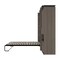 Bestar Orion 124W Queen Murphy Bed and 2 Storage Cabinets w/Pull-Out Shelves (125W), Bark Gray & Graphite 116870-000047 - alternate 6
